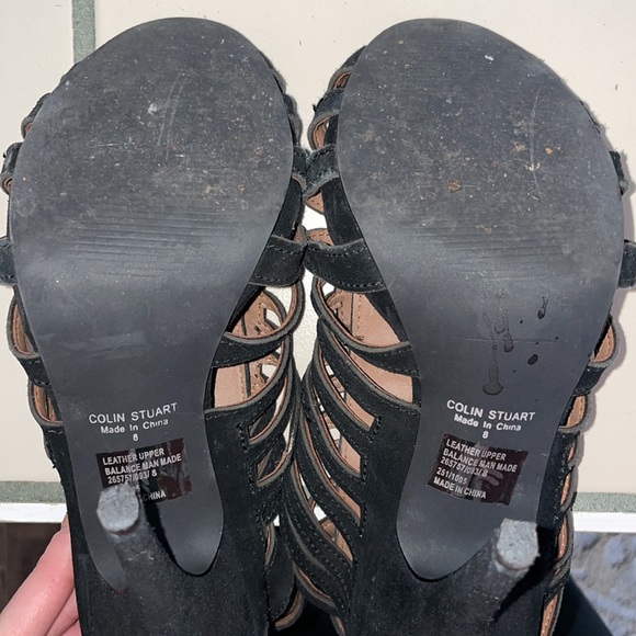 Women’s caged open toe heels - Picture 5 of 7